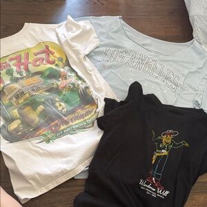 Kids Los Angeles Graphic Tee - Light Blue